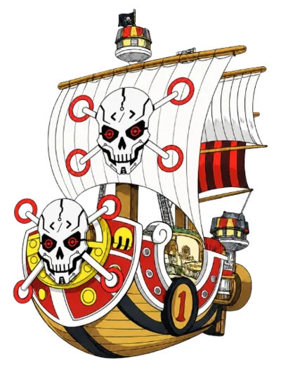 The Backbenchers pirate ship with its cyber Jolly Roger